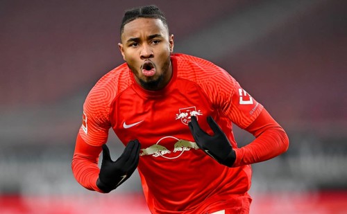 Christopher Nkunku RasenBallsport RB Leipzig RBL Goal celebration
