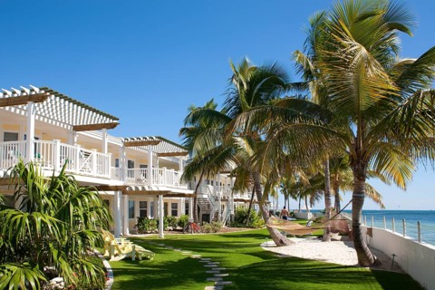 Hotel on the beach in Key West
