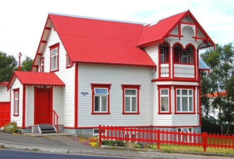 Traditional buildings of Akureyri