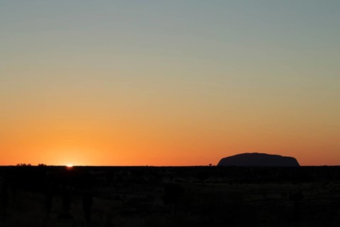 Uluru at sunrise