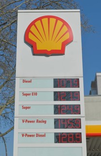 Shell petrol station