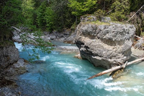 Rissbach in the Karwendel Mountains