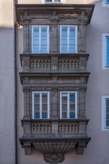 Historic oriel in Adlerstrasse