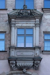 Historic oriel at the Fembohaus