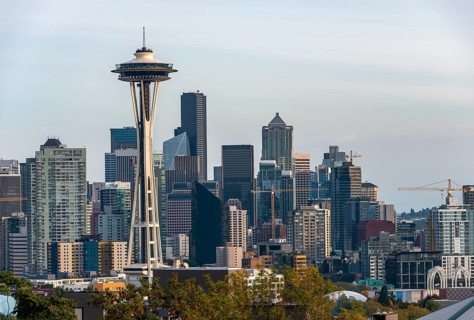 View over Seattle