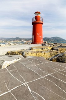 Harbour with lighthouse in Porto Maurizio