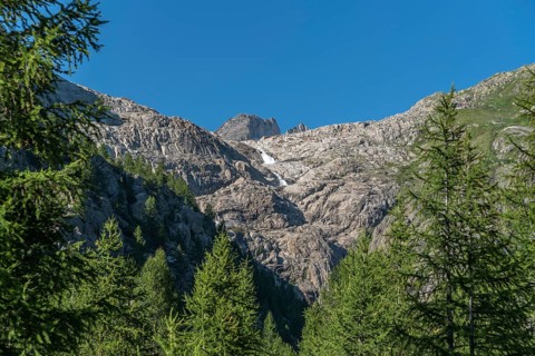 Massif of the Rhone Glacier from the Rhone Valley