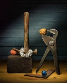 Still life with rolling fork spanner