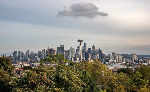 View over Seattle