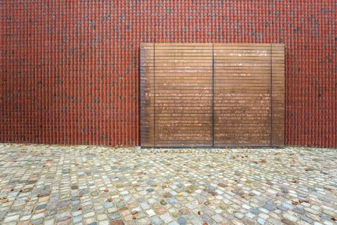 Brick facade Museum Kueppersmuehle