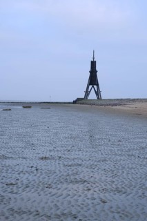 Kugelbake at Grimmershoern Bay