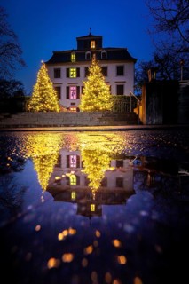 The beautiful Holzhausenschloesschen at Christmas