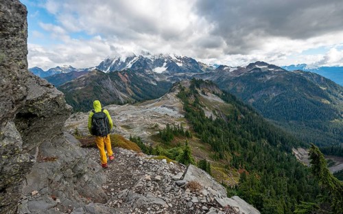 Hikers on trail on Table Mountain