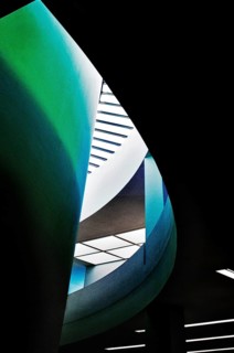 Pillar and light incidence in the Pinakothek der Moderne