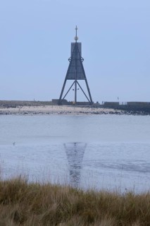 Kugelbake at Grimmershoern Bay