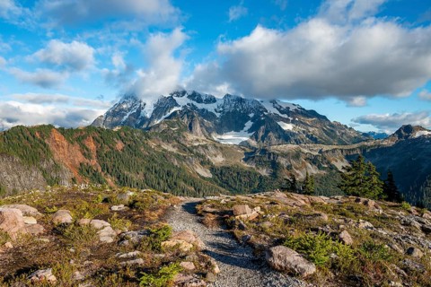 Hiking trail at Huntoon Point