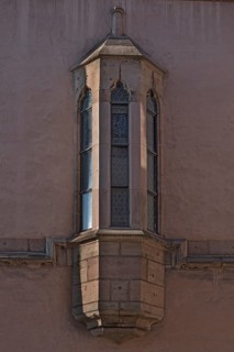 Historic oriel at the Old Town Hall