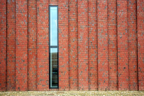 Brick facade Museum Kueppersmuehle