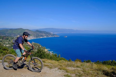 Mountain biker