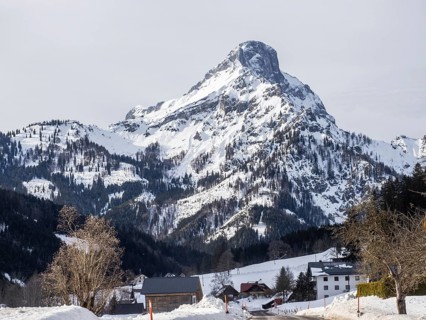 Snow-covered Admonter Reichenstein