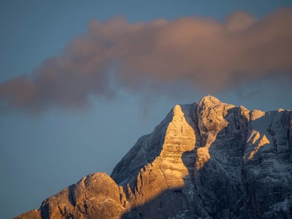 Summit of the Hochtor Group in the evening light