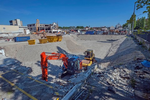 Excavation pit