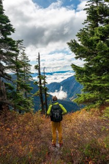 Hikers at Huntoon Point