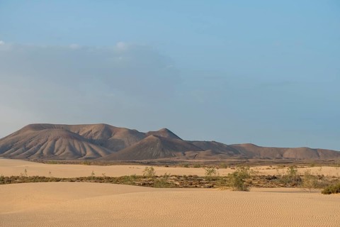 El Jable shifting sand dune area