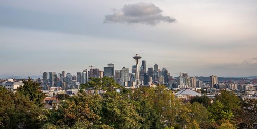 View over Seattle