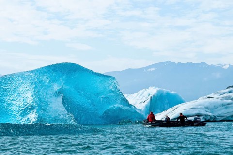 Boat with tourists