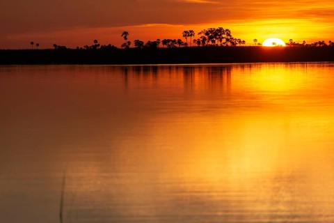 Sunset at Linyanti River
