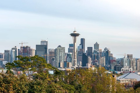 View over Seattle