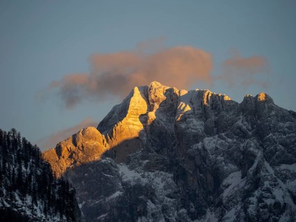 Summit of the Hochtor Group in the evening light
