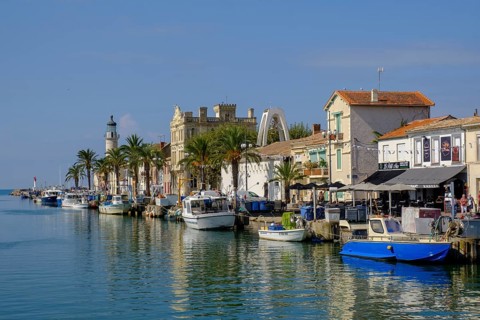 Port and Canal du Rhone a Sete