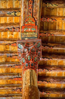 Largest wooden pillared mosque in Turkey