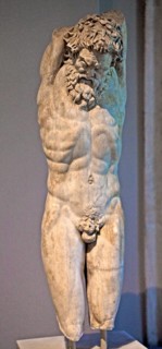 Roman statue of the satyr Marsyas