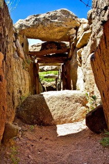 Gigantic tomb of Coddu Vecchiu