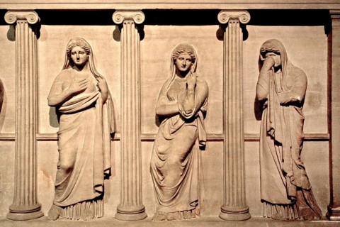 Wailing woman sarcophagus from the royal necropolis of Sidon