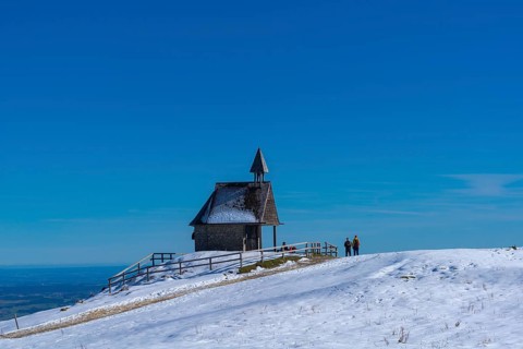 Chapel on the Kampenwand Massif