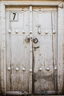 Artfully decorated doors and gates