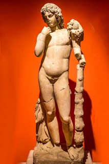 Marble statue of Harpocrates