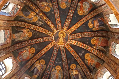 Dome of the Virgin Mary in the Parekklesion of the Chora Church