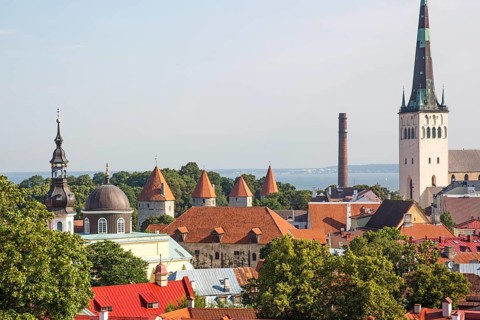 View of the Old Town with City Wall