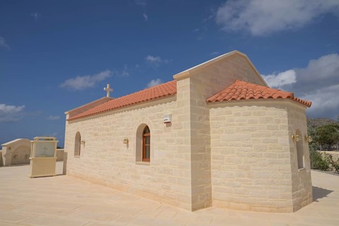 New chapel at Agia Triada monastery