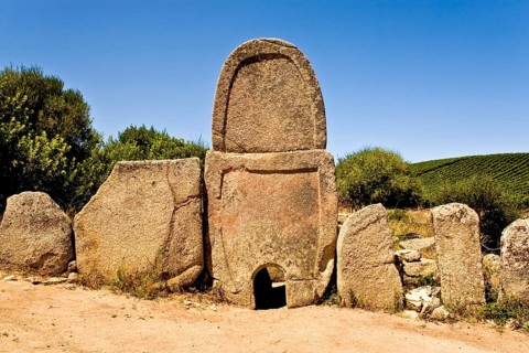 Gigantic tomb of Coddu Vecchiu