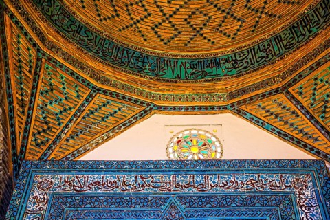 Largest wooden pillared mosque in Turkey