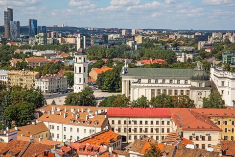 View of Arkikatedra Bazilika Cathedral