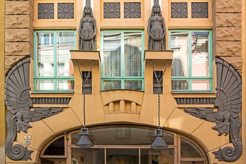 Art Nouveau House Entrance