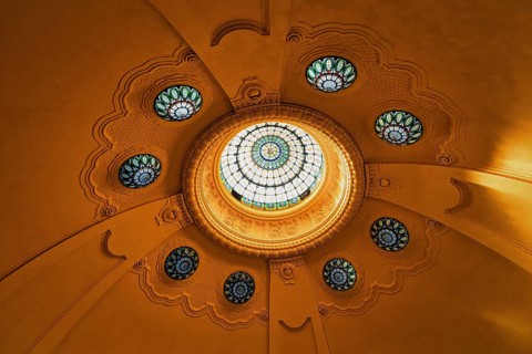 Window in a dome