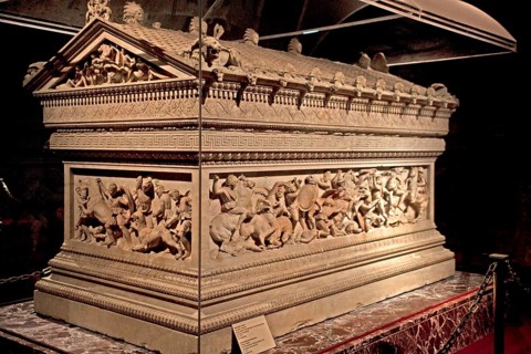 Alexander's sarcophagus from the royal necropolis of Sidon